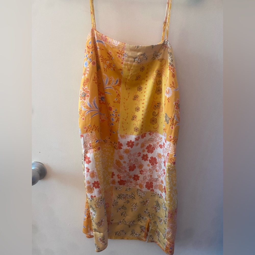Women’s floral slip on dress